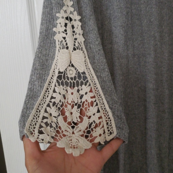 Gray sweater dress L - Picture 2 of 2